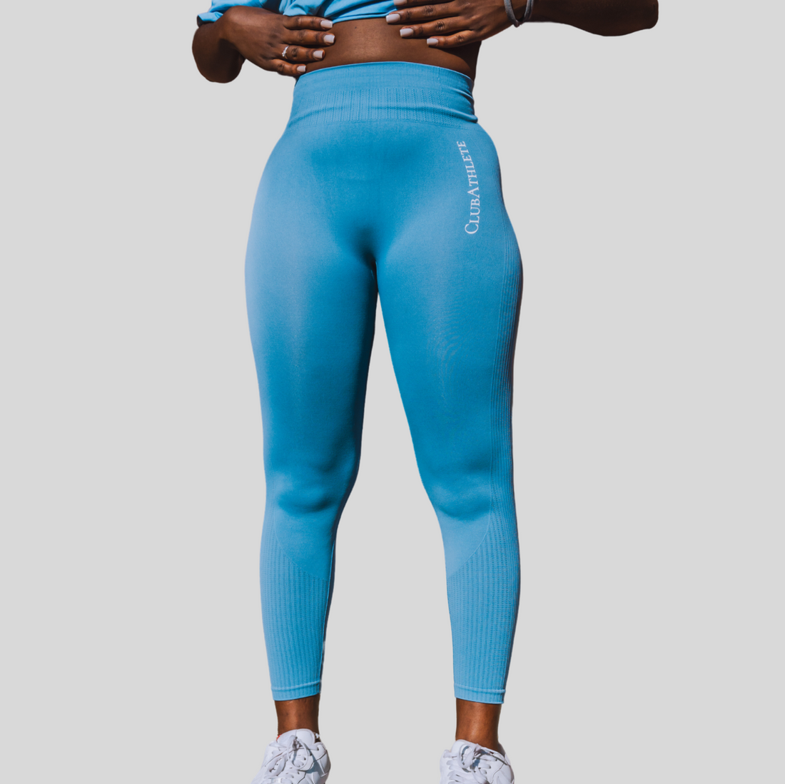 Seamless Leggings Blue