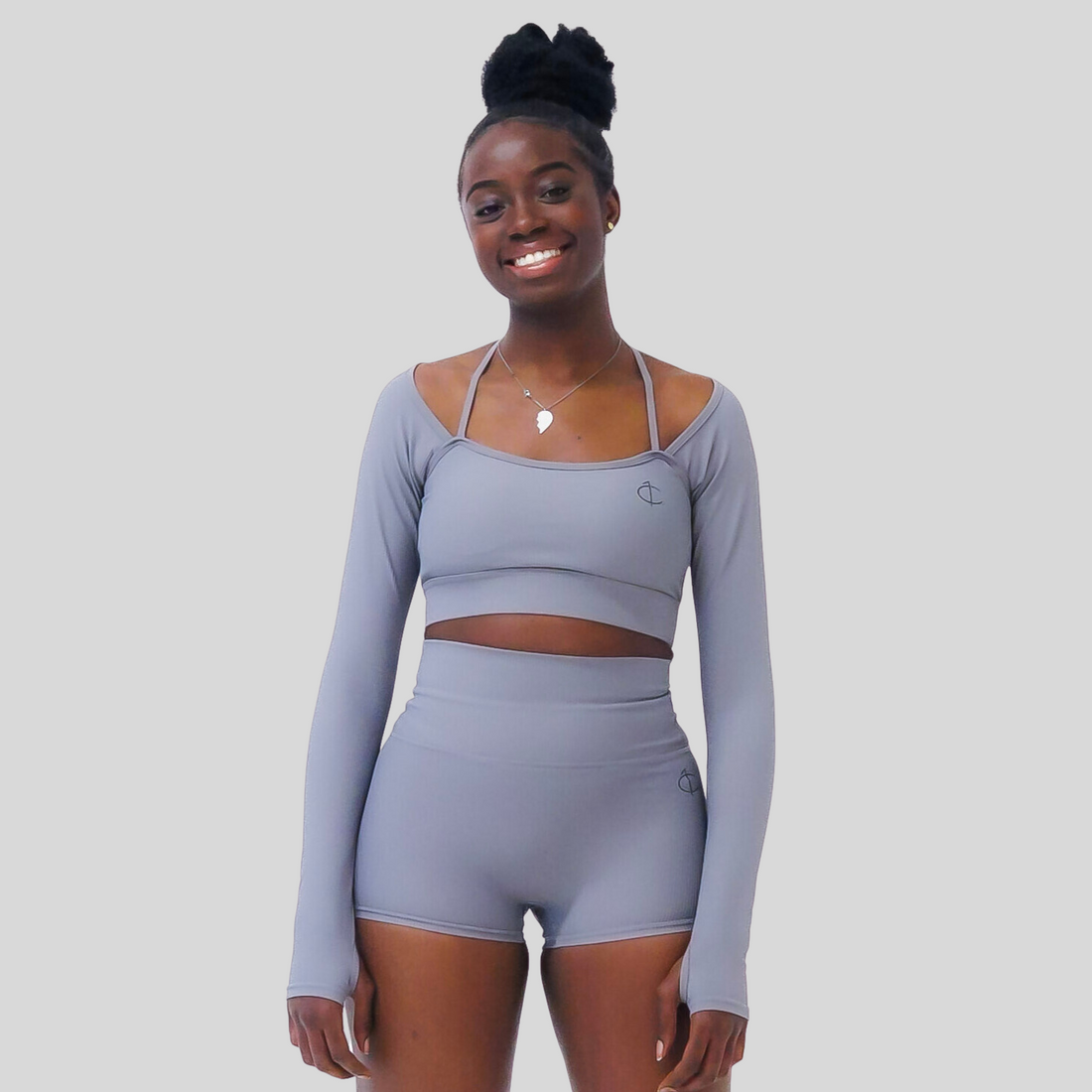 SLEEVE CROP TOP